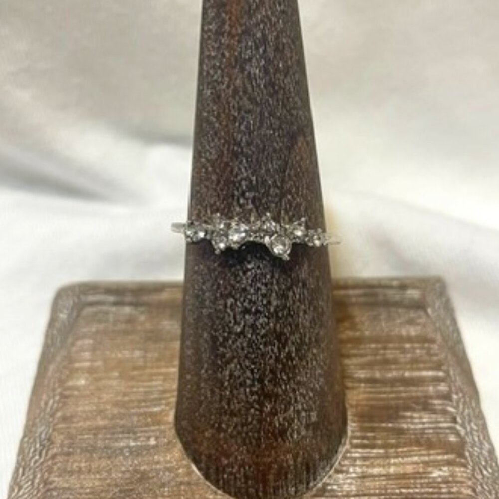 Alise Crystal Chevron Ring Size 6